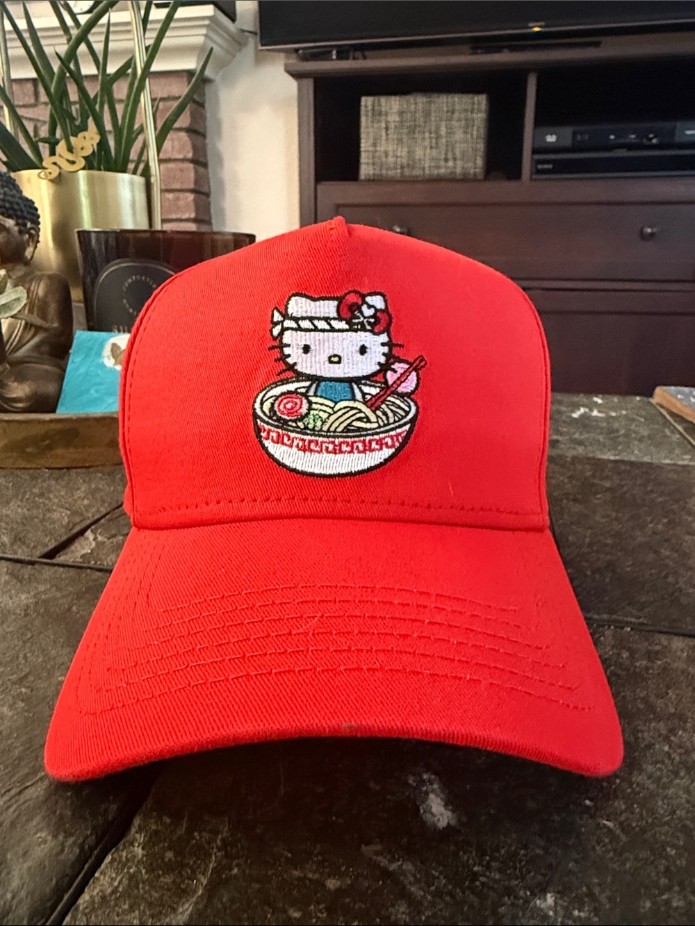 Tokidoki x Hello Kitty Red Ramen Hat- Like New